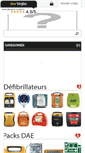 Mobile Screenshot of dae-defibrillateur.com